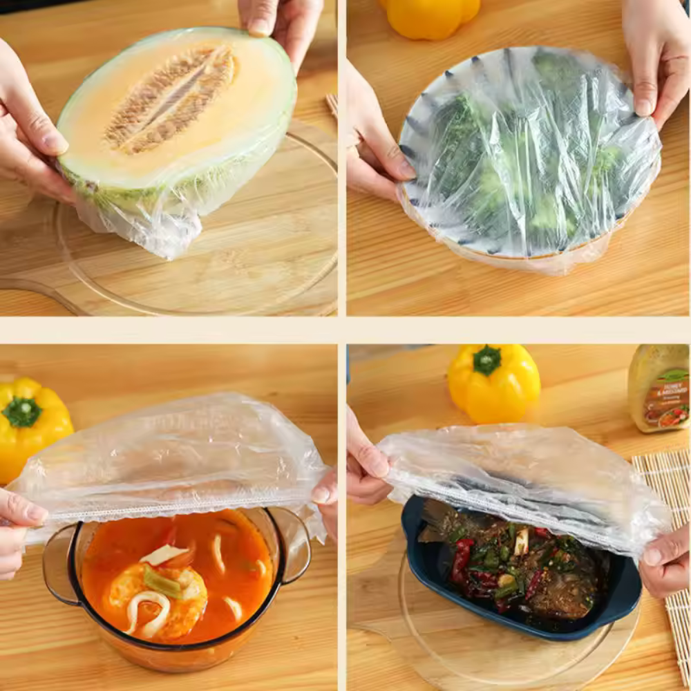 Lot de 150 Films Alimentaires Extensibles et Réutilisables