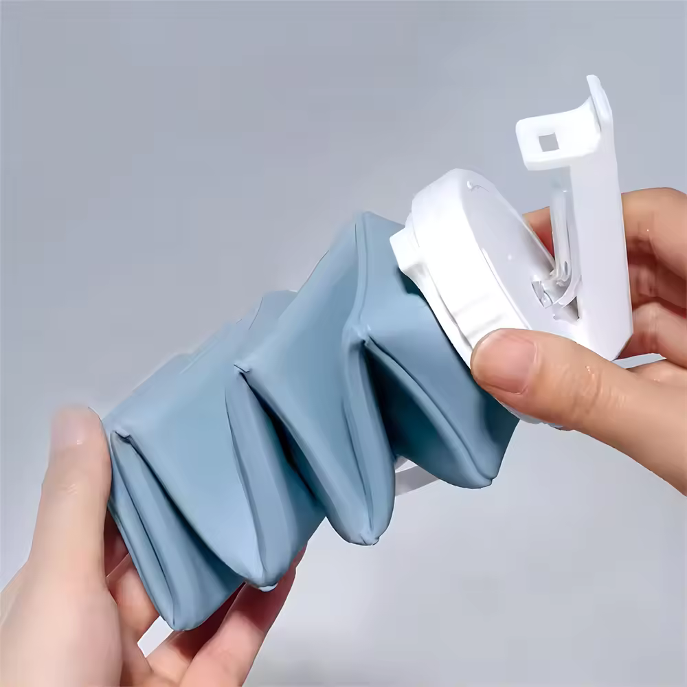 Gourde en Silicone Pliable