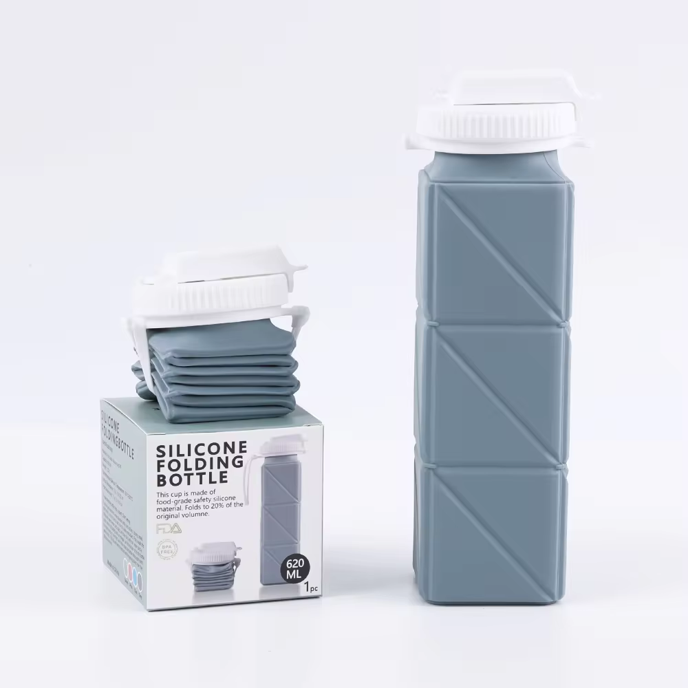 Gourde en Silicone Pliable