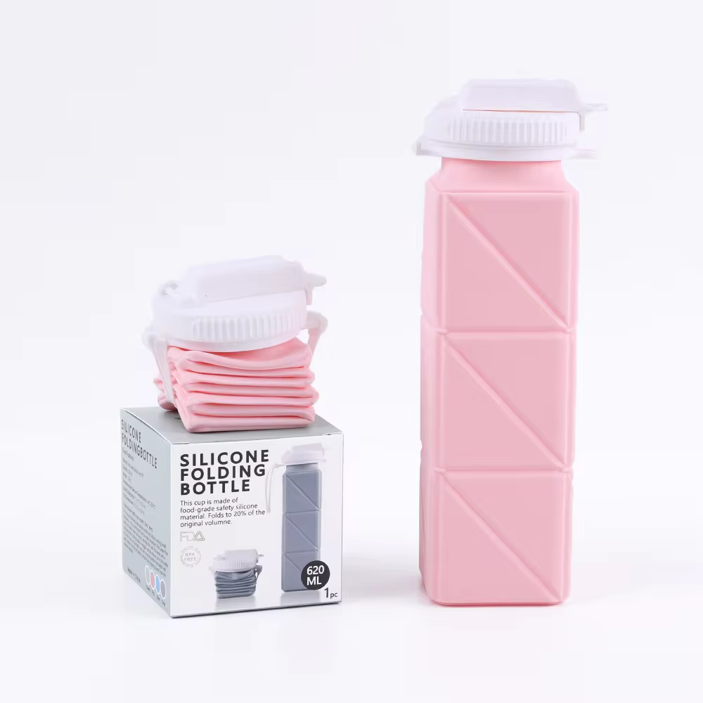 Gourde en Silicone Pliable