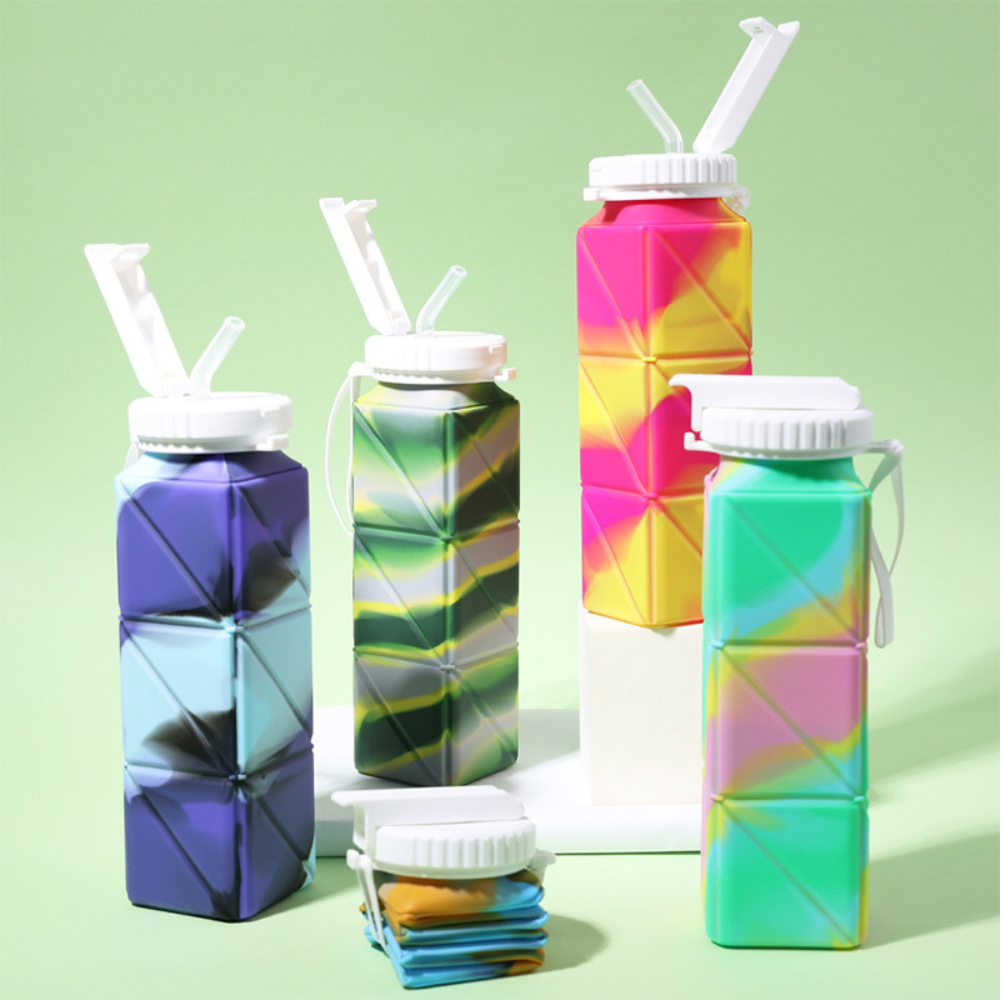 Gourde en Silicone Pliable