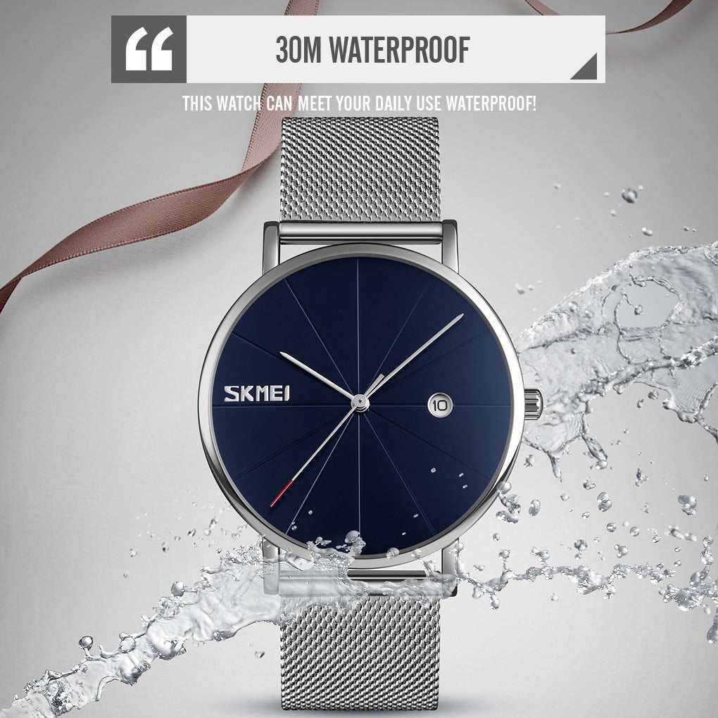 MONTRE EN MAILLE +COFFRET GRATUIT (GARANTIE 3MOIS)