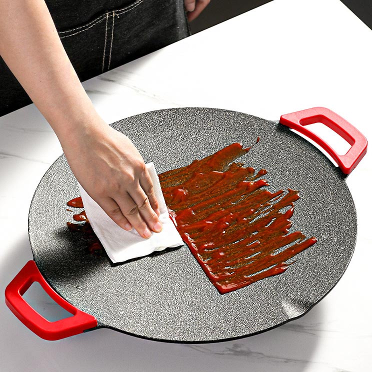 Poele de Grillade Électrique Antiadhésive Haute Performance