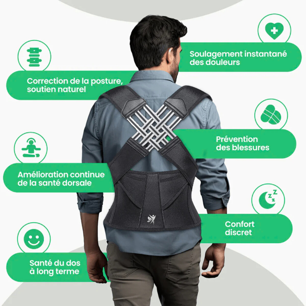 Ortopro™ - Correcteur De Posture Anti-Douleur