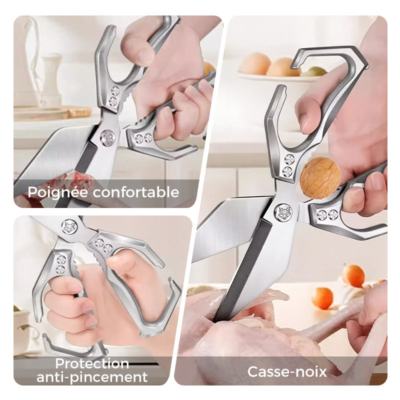Ciseaux de Cuisine Ultra-Résistants