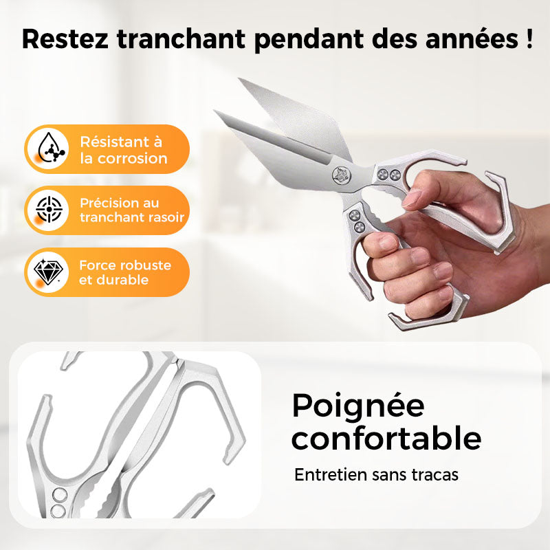 Ciseaux de Cuisine Ultra-Résistants