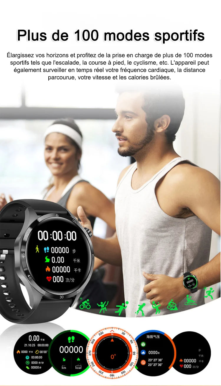 MONTRE CONNECTÉE 2 BRACELETS : Votre Allié Intelligent au Quotidien