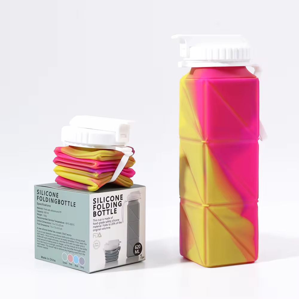 Gourde en Silicone Pliable