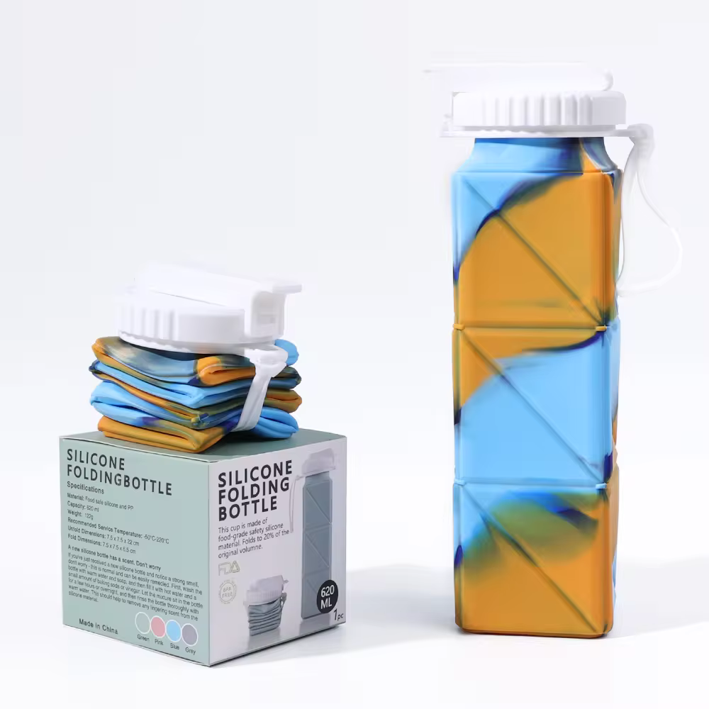 Gourde en Silicone Pliable