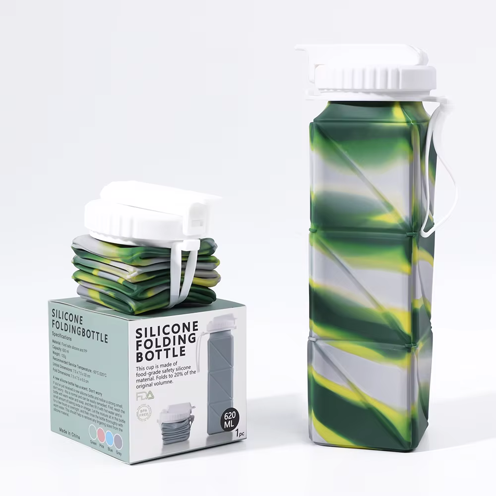 Gourde en Silicone Pliable