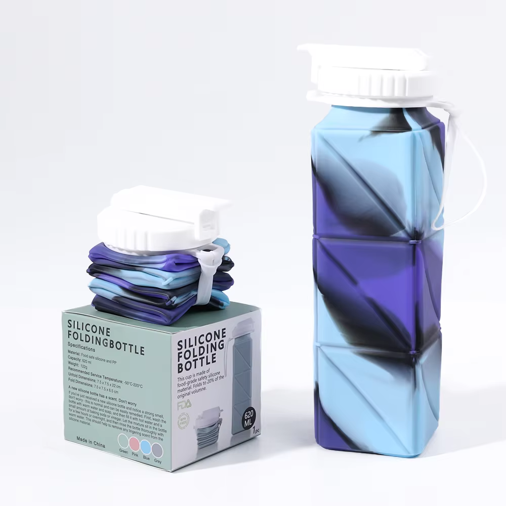 Gourde en Silicone Pliable