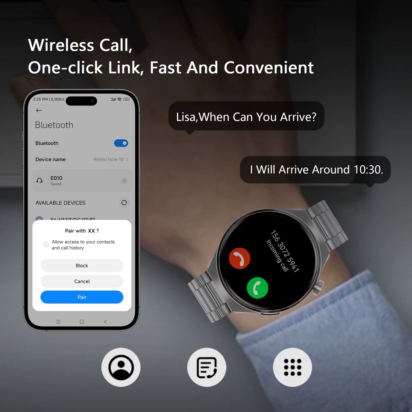 MONTRE CONNECTÉE 2 BRACELETS : Votre Allié Intelligent au Quotidien