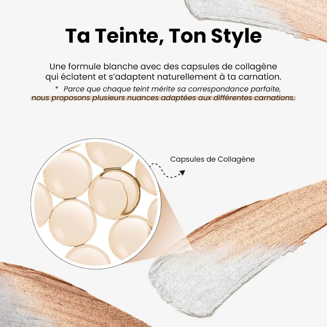 Teint Parfait 2-en-1 : Fond de Teint Innovant avec Pinceau Intégré