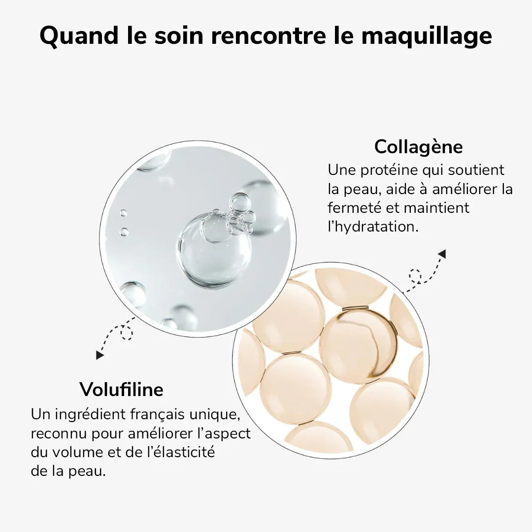 Teint Parfait 2-en-1 : Fond de Teint Innovant avec Pinceau Intégré