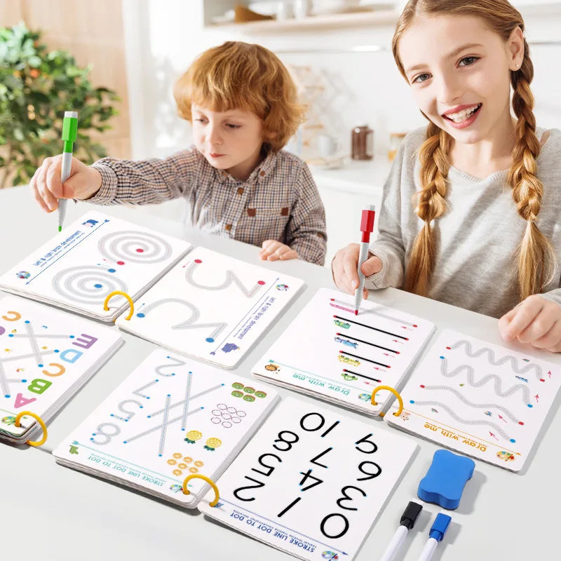 Cahier Magique d'Entraînement au Graphisme et à l'Écriture pour Enfants