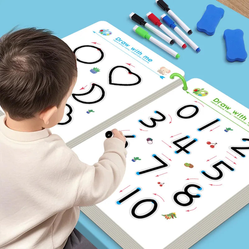 Cahier Magique d'Entraînement au Graphisme et à l'Écriture pour Enfants