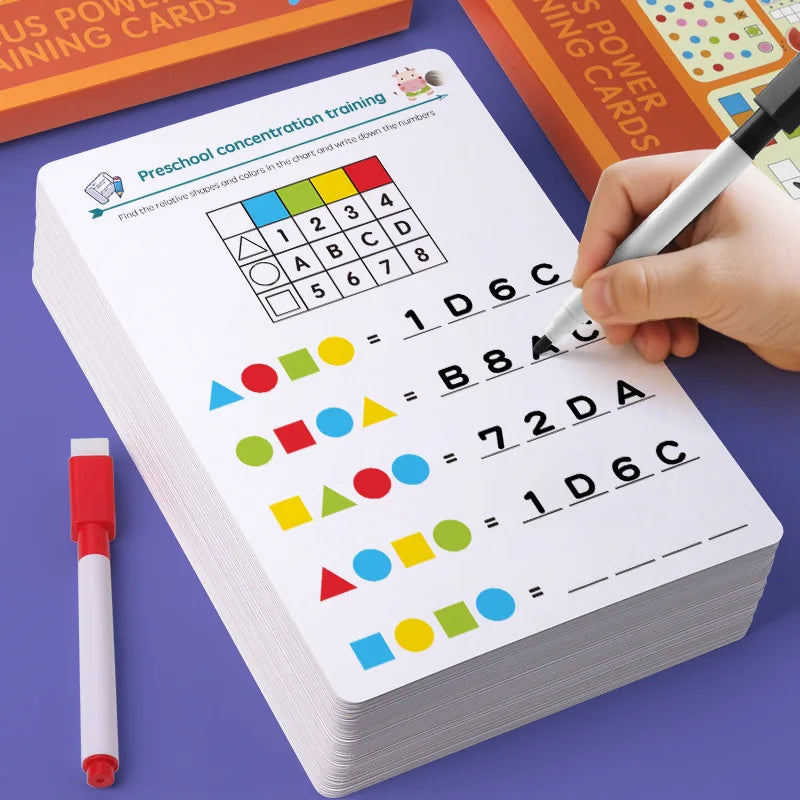 Cahier Magique d'Entraînement au Tracé et Écriture Réutilisable