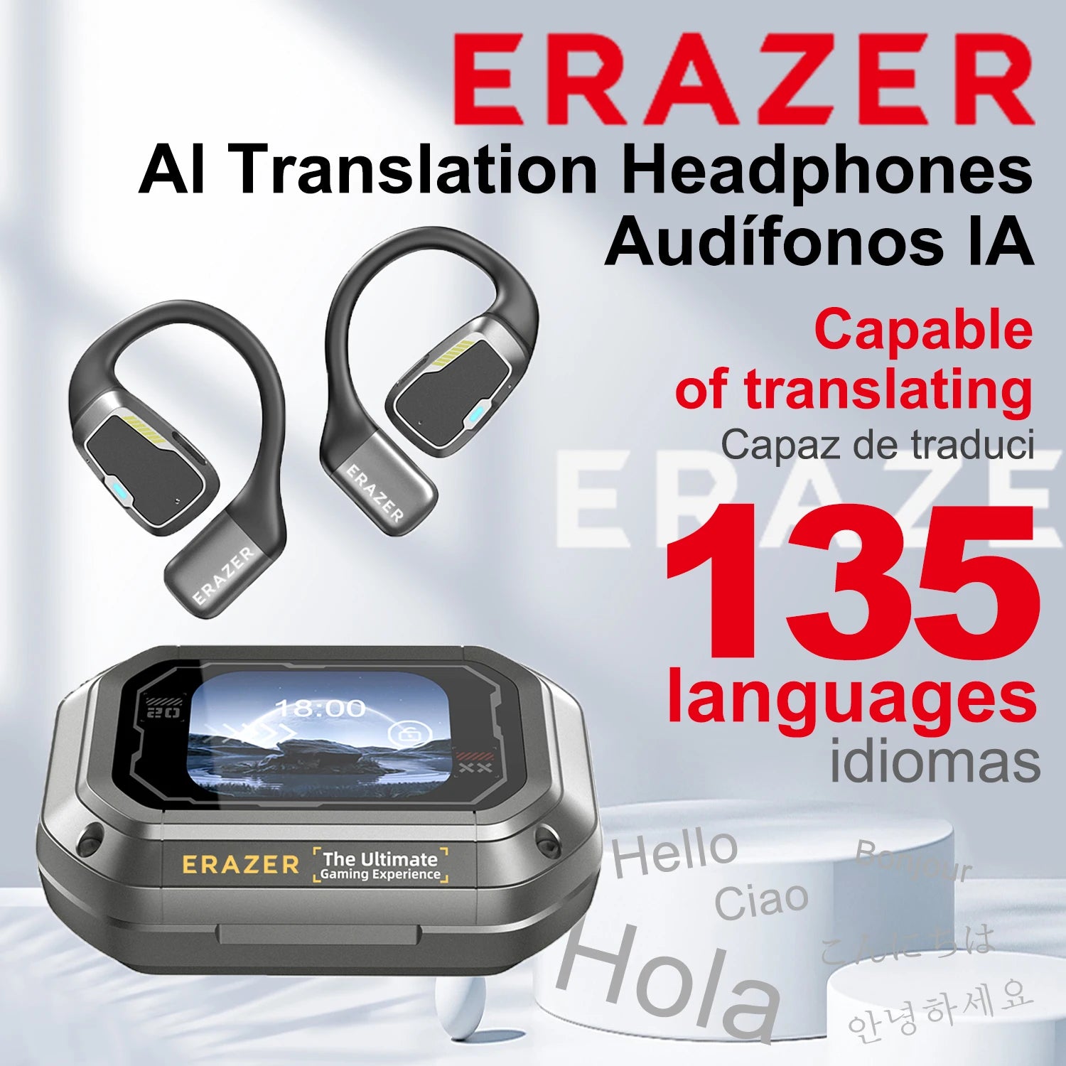 ERAZER XP Oreillettes Sans Fil Confort Voyage