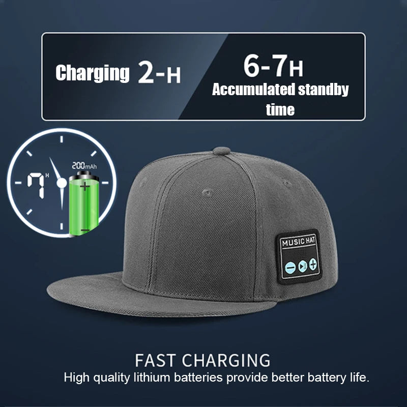 Casquette Bluetooth Musique Sportive Habile