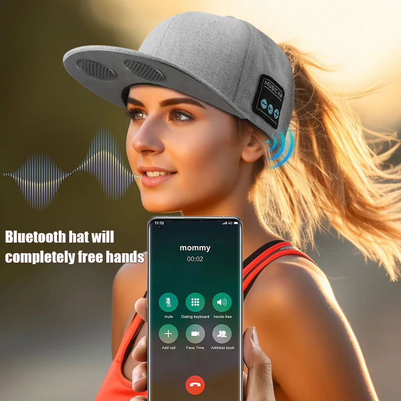 Casquette Bluetooth Musique Sportive Habile