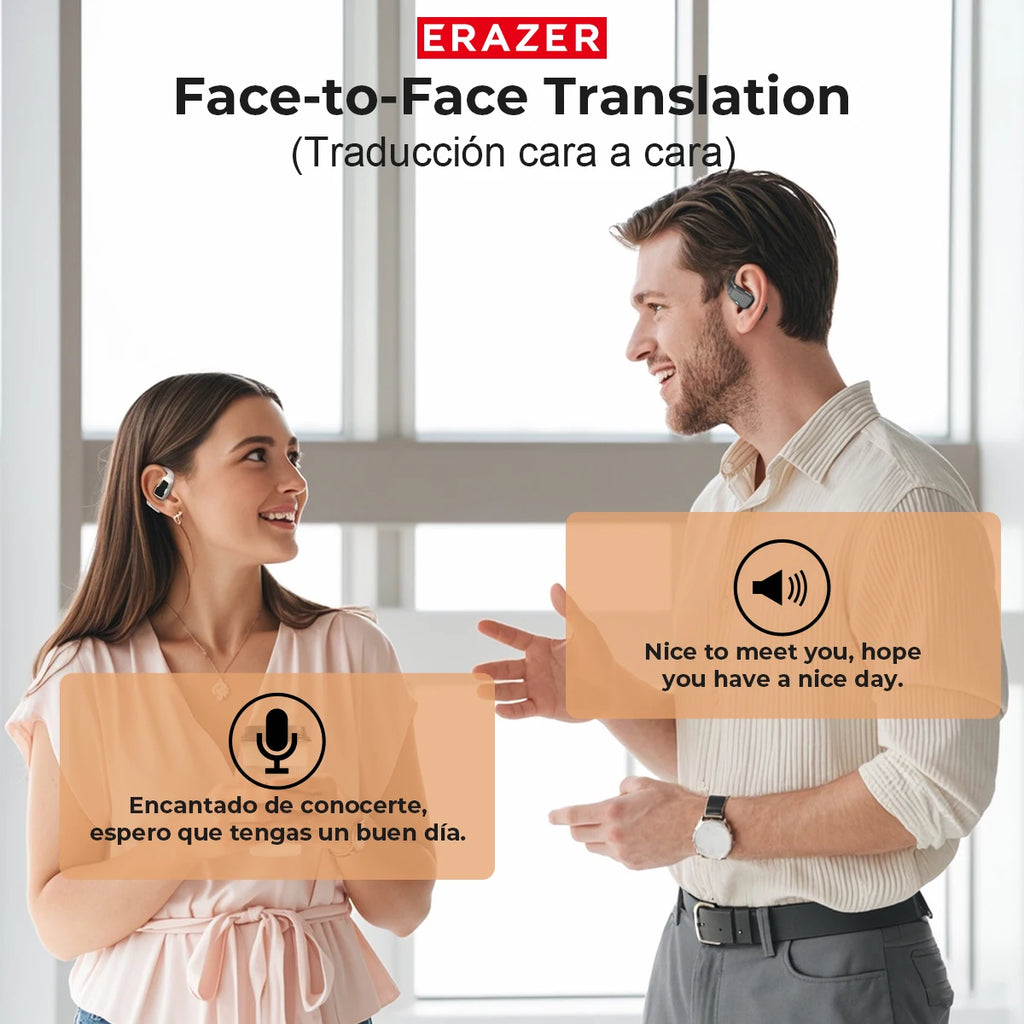 ERAZER XP Oreillettes Sans Fil Confort Voyage