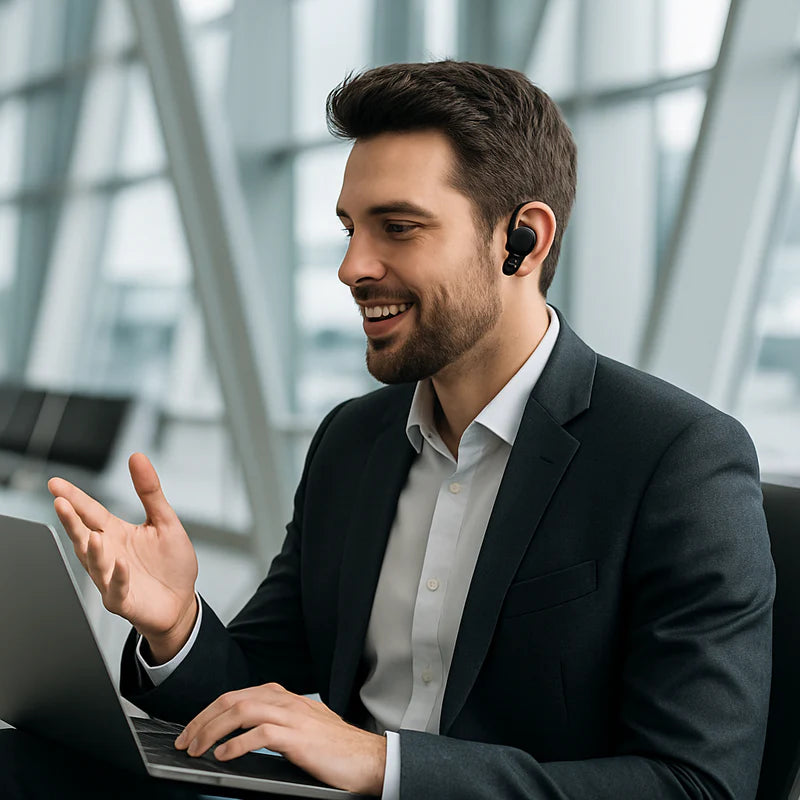 Casque Traduction Voyage Business IOS Android MTOXW - Écouteurs Traducteur 135 Langues - Bluetooth 5.4 - 40h Autonomie écouteurs Traduction Temps Réel AI Casque Traduction Voyage Business IOS Android MTOXW - Écouteurs Traducteur 135 Langues - Bluetooth 5.4 - 40h Autonomie écouteurs Traduction Temps Réel AI